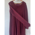 Rundholz Dip Wool Cashmere Dress M Burgundy Asymmetric Lagenlook Avant Garde Red Size M Photo 1