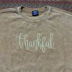 Charles River Apparel THANKFUL BROWN RIBBED PULLOVER SWEATSHIRT Photo 3