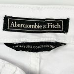 Abercrombie & Fitch Abercrombie Womens White Distressed‎ Skinny Jeans Size 26R Signature Collection Photo 6