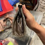 Adrienne Vittadini Beautiful vintage 90’s-Y2K  silver leather lace clutch boho Photo 11