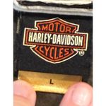 Harley Davidson Motorcycles Eagle Graphic Tank Top Women's L Brown Distressed Size L Photo 9