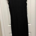 Old Navy Little Black Dress NWT Peplum Ruffle Hem Sz L adorable closet staple Photo 0