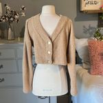 Wild Fable Sweater  Comfy Shrug Fluffy Cardigan Button Crop Womens XS Oversized Photo 1