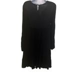 Staring At Stars Black White Embroidered Babydoll Dress Medium Boho Whimsygoth Photo 1