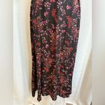 Nanette Lepore Black Floral Chiffon Maxi Shirt Dress Sz 4 Small 0380 Photo 4