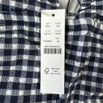 J.Crew  Womens V-Neck One-Piece Swimsuit Navy Gingham Size 24 BE747 NWT‎ Photo 4