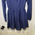 Princess Polly  Blue Polka Dot V Neck Long Sleeve Romper size US 6 Photo 11