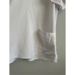 Carhartt force women’s v neck scrub short sleeve top white pockets size 2X Photo 3