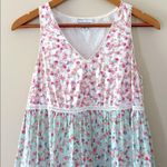 LoveShackFancy X Target Camille Tiered Floral Dress Pink Sleeveless Babydoll XS Photo 3
