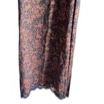 Y2K Ann Ferriday Sheer Lace Pants Black Brown Gothic Flare Leg Dark Romance XS Photo 4