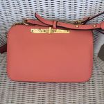 Enzo Angiolini  Coral Crossbody 3 Section Turnlock Photo 0