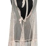 Victoria's Secret NEW Victoria’s Secret Rose Gold Sparkly Star Mesh Babydoll Negligée Nightie Photo 2