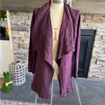 Max jeans  Plum Draped Cardigan Photo 9