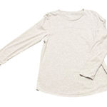 J. Jill Pure Jill Long Sleeve Shirttail Tee Top Womens Size S Petite Pima Cotton Gray Photo 0