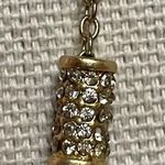 Abercrombie & Fitch Abercrombie rhinestone barrels long necklace Photo 2