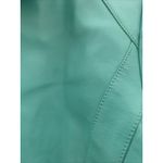 Black Rivet  Women's Mint Green Faux Leather Zip Up Jacket Coat Size L Photo 11