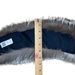 Saga Fox  Shawl Collar Scarf Wrap Stole Silver Fox Fur Photo 11