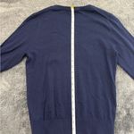 Saks 5th Avenue Saks Fifth‎ Ave Navy Blue Crewneck Sweater Photo 7