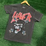 Slayer Cross and Bones Solider Thrash Metal Band T-Shirt Size Medium Photo 2
