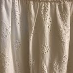 White tiered eyelet midi dress Size XS Photo 5