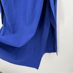 DKNY  Midi Dress Size Small NWT Side-Tie Short Sleeve Stretch Casual Royal Blue Photo 10