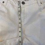 Kut From The Kloth  Bardot Skinny Cropped Boyfriend White Denim Jeans Sz 14 Photo 11