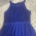 Miami Francesca’s  NWT large navy lace dress Photo 1