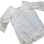La Blanca NWT  Ivory White Crochet Dress Coverup Tunic Medium Photo 4