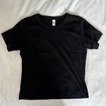 Los Angeles Apparel  Women’s Classic Crop Black T-Shirt Photo 0