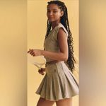 Free People NEW SET!  Movement HOME BASE Cap-Sleeve Top Skirt Set GRAY Size SMALL Photo 2