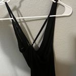 Peppermayo  Y2K Black Draped Cowl Neck Racerback Night Out Top Size 4 Photo 5