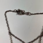 Beaded Bohemian Teal Turquoise Bead Silver Chain Foot Ankle Wrap Jewel Piece OS Photo 3