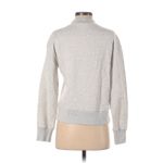 Isabel Marant  ÉTOILE Gray Green Logo Cotton Blend Pull Over Sweatshirt-FR36/US 4 Photo 3