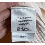 Eddie Bauer womens cable knit Sweater fisherman Pink M Preppy  soft Girl Coquette Photo 7