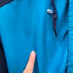 Adidas Vintage 90s Sys Tech Blue Colorblock Full Zip Windbreaker Rain Jacket Photo 5