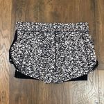 Lululemon Work Out To Water Short Ice Breaker White Black / Black Photo 5
