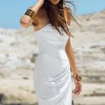 Bardot  Jamila Corset Dress In Orchid White M/6 Photo 1