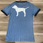 PINK - Victoria's Secret Victoria’s Secret PINK Lightweight Pink Short Sleeve Dog Tee Shirt Women’s Small Photo 2
