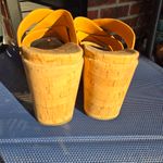 Kork-Ease Korks By  Katrice Slide Platform Wedge Sandal Comfort Size 9 Heels Photo 3