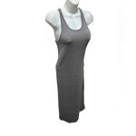 Allbirds  The Ribbed Maxi Fall Dress Racerback Active Stretch Wool Blend S Gray Photo 1