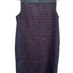 Elie Tahari KELLAN TWEED LEATHER DRESS Photo 3