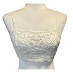 Free People One Ivory Lace Bralette – Adjustable Straps, Smocked Back Size Small Photo 1