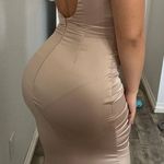 Handmade Maxi Mermaid Formal Dress Nude Pink Photo 4