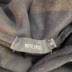 NUTEXROL Long Fleece Hooded Sweatshirt Dressing Black Size Small Photo 6
