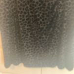 Talbots Dress Womens Large Black Velvet Burnout Leopard Print Knee Length NWT Photo 3