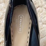 Coach black buffy heels size 9 Photo 1