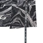 Robert Rodriguez Silk Marble Print Monochrome Patterned Pleated Mini Skirt 4 Photo 5