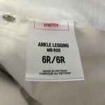 EXPRESS  White Stretch Ankle Legging Jeans Photo 5