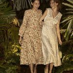 Doen Noisette Midi Dress Lydden Garden Liberty Fabric Size XS Photo 7