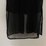 Rue 21  Faux Leather Motorcycle Sheer Vest Photo 4